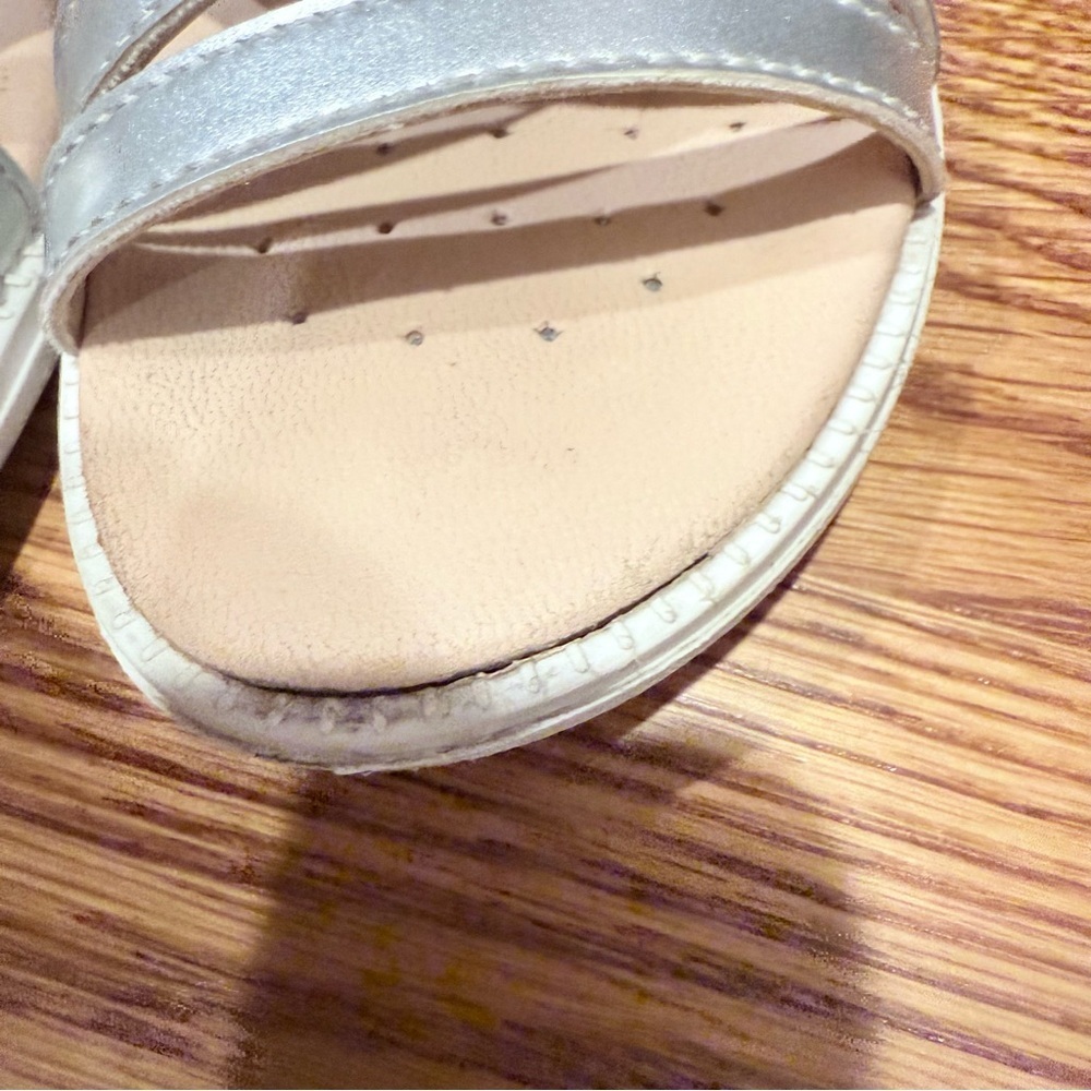 Geox Girl J S. Karly Sandal Silver size 1 - Picture 5 of 8